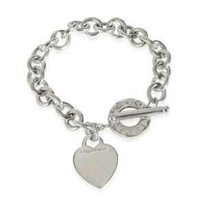 Tiffany & Co. Heart Tag Toggle Bracelet in Sterling Silver